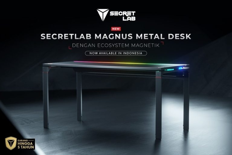 Secretlab Rilis MAGNUS Metal Desk, Meja PC Baja dengan Ekosistem Magnetik
