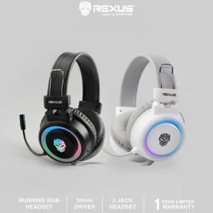 Headset Headphone Gaming RGB PC Mobile Rexus Vonix F30 RGB Gaming Headset Headphone