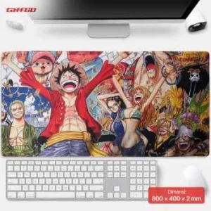 TaffGO Gaming Mouse Pad XL Desk Mat One Piece Theme 800x400x2mm - K-48
